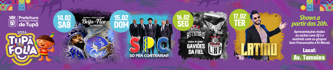 Tupã Folia 2026