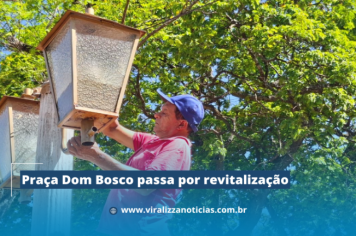 Praça Dom Bosco passa por revitalização