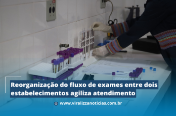 Reorganização do fluxo de exames entre dois estabelecimentos agiliza atendimento