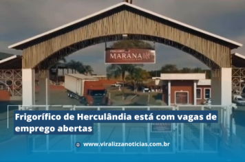 Frigorífico de Herculândia está com vagas de emprego abertas 