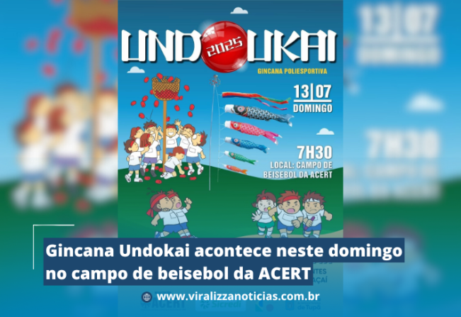 Gincana Undokai acontece neste domingo no campo de beisebol da ACERT 