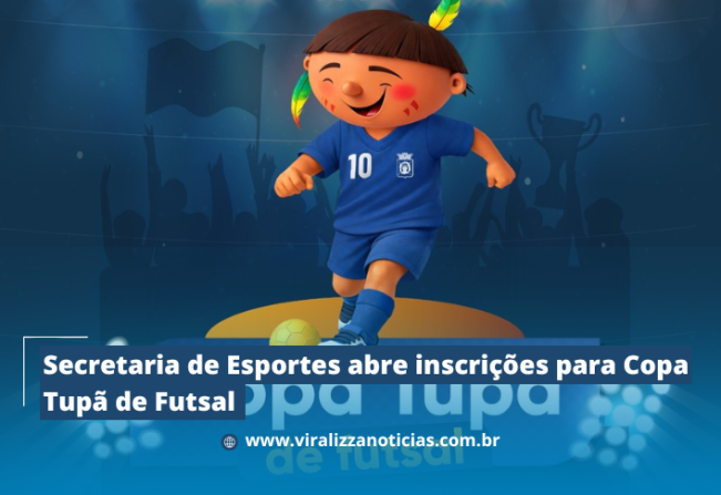 Secretaria de Esportes abre inscrições para Copa Tupã de Futsal 